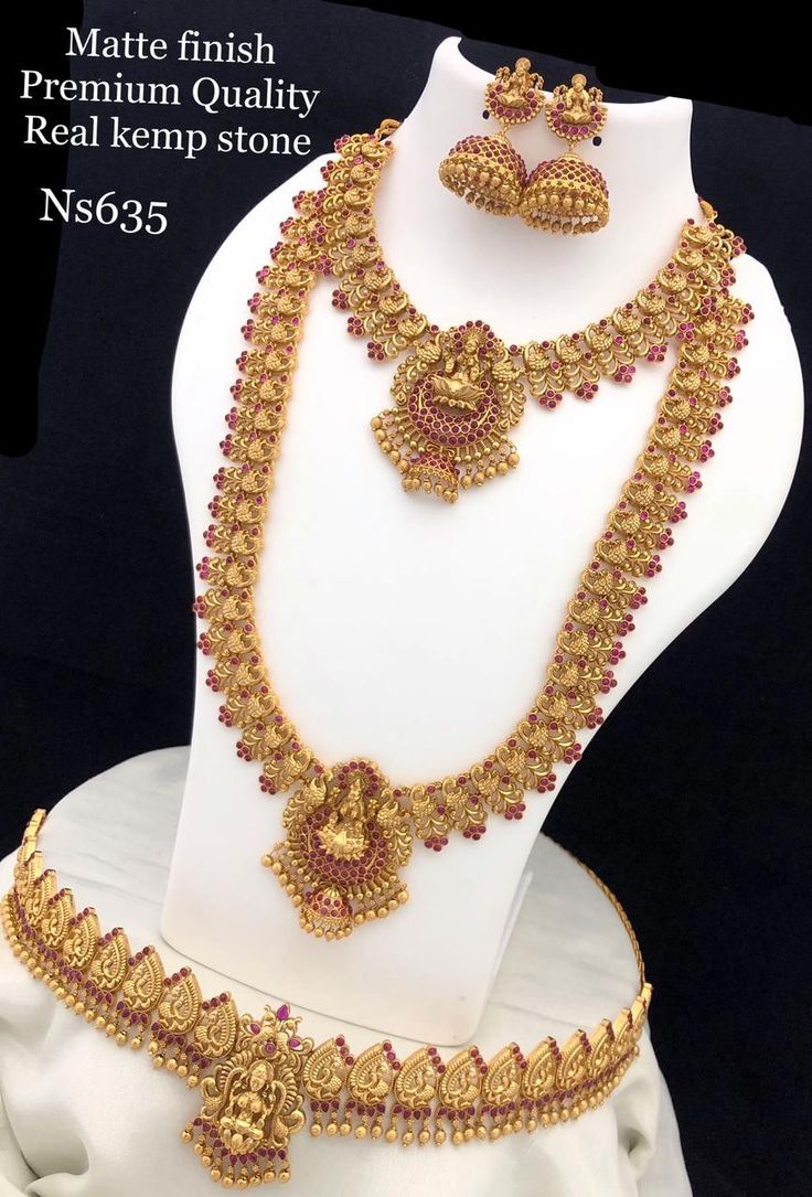 Naari Gold Finished Super Combo With Naari Designed Look Set