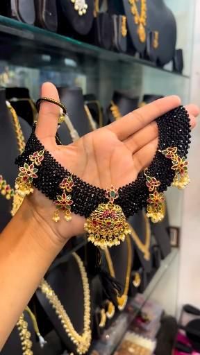 Black Beads Designed For Naari Designed Jewellery for you