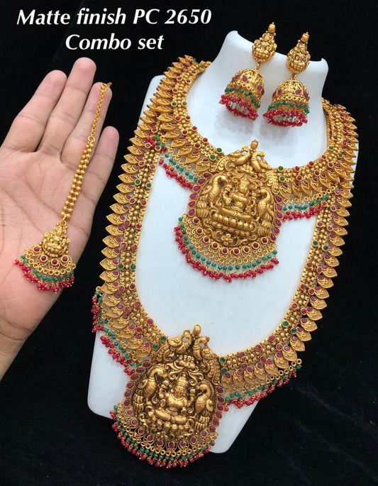 Naari Gold Finished Naari Designed Jewellery Set